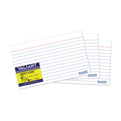 [LSC] Valiant Index Cards White ( 100 sheets )