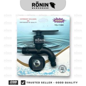 SOLIGEN Kran air tembok stainless steel YG-11 taman kebun keran wastafel