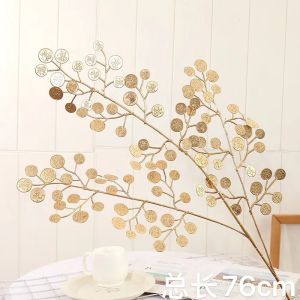 【SG Local Stocks】Artificial Flower Red Fruit Floral Decor Ginkgo Leaf Eucalyptus Golden Home Fake Plant Decor人造仿真花装饰