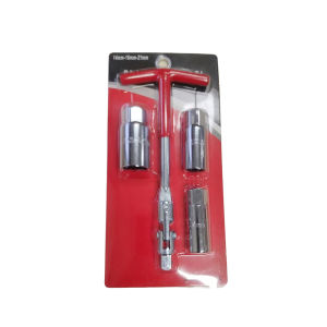 5PCS T-Bar Spark Plug Socket Wrench Set14/16/18/21mm Flexible Articulated Spanner Tool Car Motorcycle Engine Repair Tool