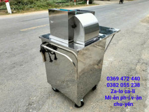 Bán máy ép nước mía bàn ngắn có bánh xe di chuyển