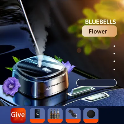 EKLEVA Smart Car Aroma Diffuser Electric Spray Auto On/OFF Car Perfume Auto Air Freshener Flavoring Purifying Deodorant Car Aromatherapy with G-Sensor