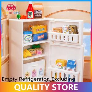 [Eleanor] Dollhouse Miniature Bench Refrigerator Toys Kitchen Home Furniture Decoration
