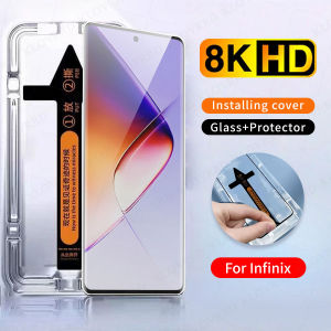 One-Click Easy Install Tempered Glass Screen Protector For infinix Smart 10 9 8 7 5 GT 30 20 Pro Note 50 Pro + 40 30 12 Zero 50 40 30 5G X NEO HOT 50 50i 40 40i 30 30i 20 11S NFC 10S 10T 11 Play Tecno Camon 40 30S 30 20 20S Pro Spark 30 30C 20 20C 10 GO