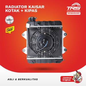 TRS Radiator dan Kipas Radiator Motor Roda Tiga Kaisar Triseda 150cc 200cc Tipe Kotak Spareparts Original TRS SEMARANG