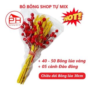 Bình bông túi tiền Handmade tuyệt đẹp (Tùy chọn màu bình) lọ hoa phong thủy tài lộc ngày tết - Gia dụng Phước Hòa