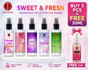 BUY 5Pcs 85ml 1free 30ml WOMEN OILBASED PERFUME