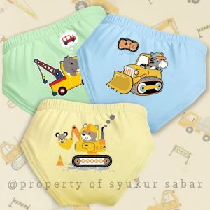 celana dalam anak motif lucu isi 3 pcs usia 1-6 tahun terbaru