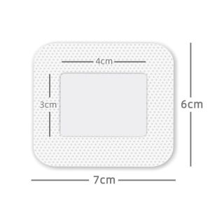 20Pcs Bordered Guaze Pad Sterilized Wound Dressing Waterproof Adhesive Wound Plaster Bandage Sticker Home Travel First Aid Kit