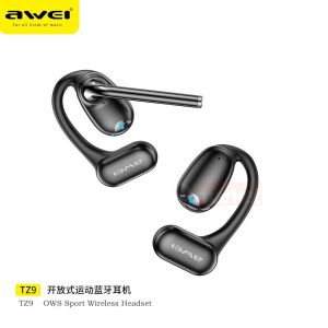Awei TZ9 ENC Wireless Earbuds ENC Call Noise Reduction Earphone Sport Headset Sport Headphone Awei Bluetooth Earbuds