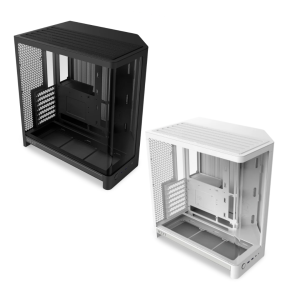 NZXT H6 & RGB Plus Compact Dual-Chamber Mid-Tower Airflow Case - Black & White
