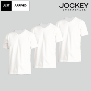Jockey Generation Cotton-Rich V-Neck Set of 3 Shirt