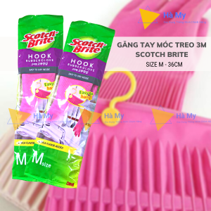 Găng Tay Cao Su 3M Scotch Brite 36cm Có Móc TreoSiêu DaiBềnDùng Giặt GiũRửa Chén BátVệ Sinh Nhà CửaCao Su 100% Tự NhiênAn ToànToàn Cho Sức Khỏe