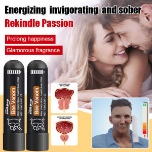 Mens Body Care Inhaler Vitality Boost For Men Energy Refresh Body Care Inhaler South Moon Improve Appeal/Relieve Discomfort/Easy To Use