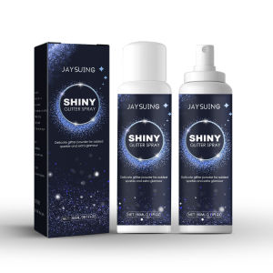 Jaysuing Shiny Glitter Spray Party Club Date New Year Festival Attractive Shining Body Glitter Spray Sparkly Shimmery Glitter Spray For Clothes Glow Long Lasting Powder Sprays Glitter For Hair And Body Makeup Powder Clavicle High-gloss Airspray(60ml)