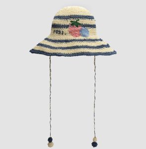 Tagi. Wide-brimmed Woven Hat