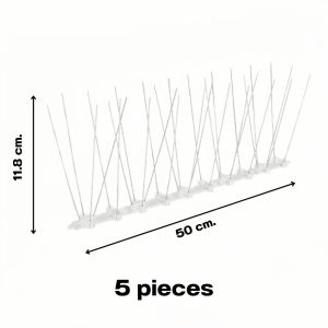 50cm Bird Spikes Bird Repellent Devices Outdoor of Stainless Steel for Fence Windowsill Roof Bird Deterrent Spikes