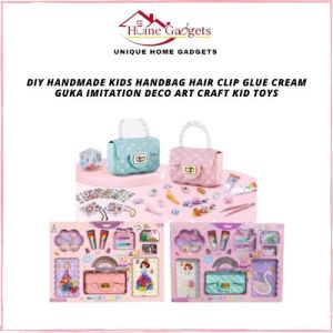 [IQ TOYS] DIY Handmade Kids HandBag Hair Clip Glue Cream Guka Imitation Deco Art Craft Kid Toys (RANDOM)