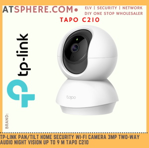 TP-LINK IP Network Tplink Wireless Wifi 3MP PTZ Night Vision Micro SD Slot