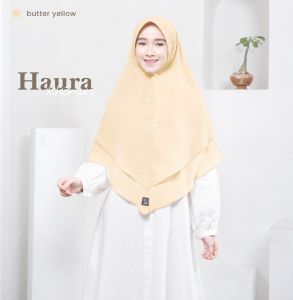 Azmeela Hijab Haura Khimar dengan 2 Layer Cantik dan Anggun