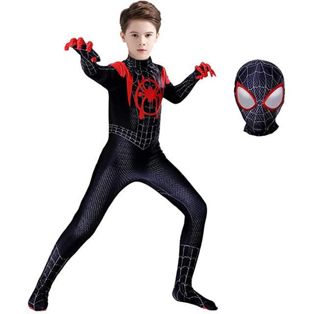 New Miles Morales Far From Home Spiderman Cosplay Costume Peter Parker ...