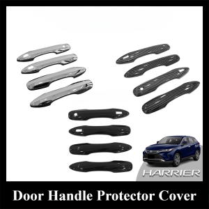 Toyota Harrier XU80 Gen (2020-2024) Door Handle Protector Cover Chrome Carbon Black Cover Molding Trim