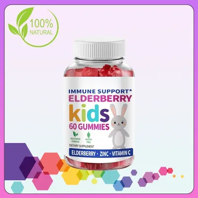 Elderberry Gummies for Kids & Toddlers - Immune System Booster- Health Support