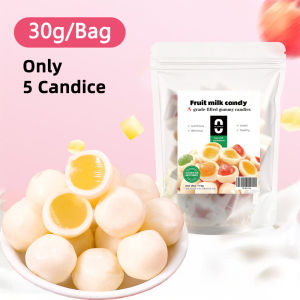 Milk gummy candies wholesale 1kg Mixed fruit chewy candy Delicious Snack bonbon Friendly Snacks