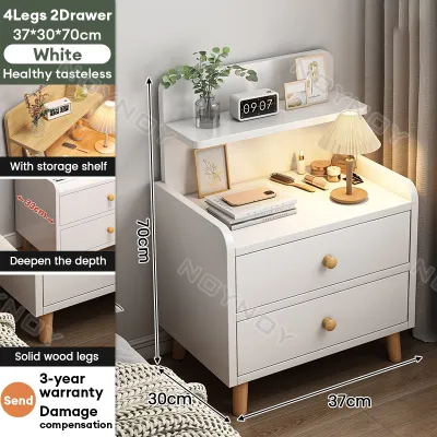 Wooden Bedside Cabinet With Drawer Storage Cabinet Side Table Storage Cabinet