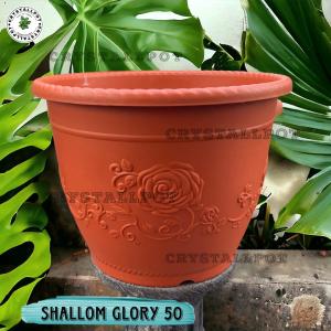 POT BUNGA TANAMAN SHALLOM GLORY 45 - 50 CM BAHAN TEBAL - SHALLOM BULAT GLORY