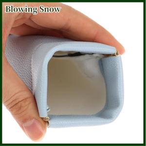 Blowing Soft PU Glasses Bag Sunglasses Case Carrying Bag Automatic Closed Eyewear Pouch Earphone Data Cable Storage Protective Cover