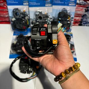 1 Set Honda XRM110 XRM125 Motorcycle Handle Switch Left Right Carbon Black Replacement Parts