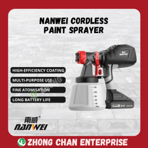 NANWEI Cordless Electric Paint Sprayer – For Paint Latex Disinfectant & Coating