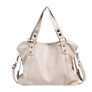 Tote bag cross-border soft surface PU Casual and versatile tote bag large capacity European and American retro style suitable for commuting