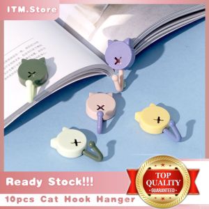 ***READY STOCK*** 10pcs Creative Cat Hook Cartoon Hook Cute Hook