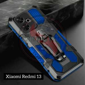 Case Hp Untuk Xiaomi Redmi 13/Redmi 13X New Casing Hp Kickstand Armor Belt Clip Terbaru