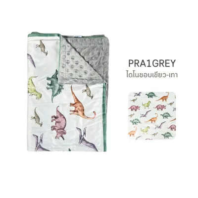 PAPA BABY ผ้าห่มเด็ก กำมะหยี่ดอทมิ้ง นุ่มพิเศษ รุ่น PRA1 ขนาด 75*100CM.