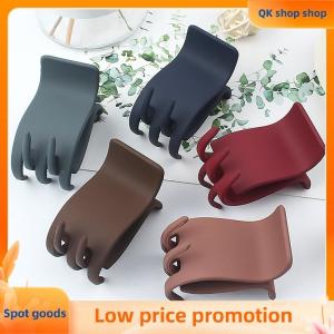 ✨QK shop✨ Minimalist Frosted Small Grab Clip Ponytail Hair Clip Versatile Side Hair Clip
