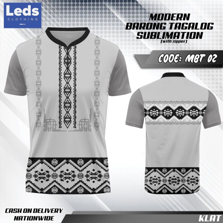 【In stock】 Modern Barong Tagalog Philippine Ethnic Shirt for Men Women ...