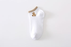 DRKS36 Kaos Kaki Pendek Motif Beruang Kaos Kaki Ankle