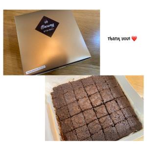 Brownies delivered straight to your house. 36 pieces Fudgy Moist Chocolate Chip Brownies Singapore