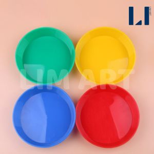 Bộ Tô Đựng Màu Đa Năng 4 Màu – Đường Kính 13cm – Dùng Pha Màu Chấm Màu Đựng Hạt – Tiện Lợi Cho Bé & Người Lớn LIM ART