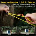 MAP BROTHER Portable Clothesline Travel Washing Line Adjustable Camping Retractable Clothesline. 