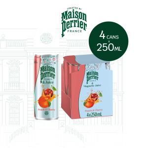 Maison Perrier Peach & Cherry (250ml x 4 Cans)
