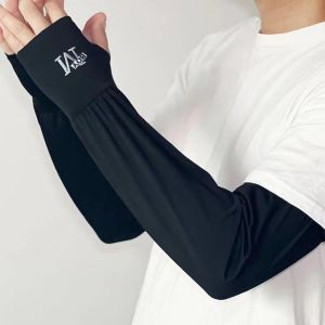 MIRELAE Dacron Half Finger Gloves Sunscreen Sun UV Protection Ice Cool Arm Cover Portable Ventilate Arm Sleeves