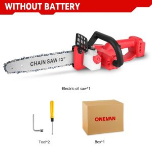 6600W 12 Inch Brushless Electric Chainsaw super chain saw With handle 588VF Cordless Battery Chainsaw Garden Pruning Saw Power Tool For Makita 18V Battery 20000rpm
