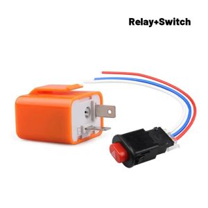Flasher Sein LED Motor Kedip Cepat Adjustable Universal Modul Hazard Tombol Switch Saklar On Off Hazard