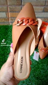 Sepatu sandal hak 3 cm connexion