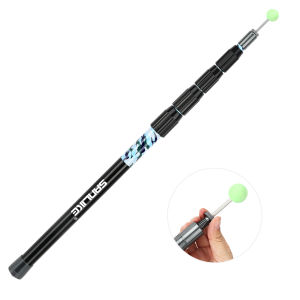 SANLIKE Telescoping Tarp Poles Replacement Canopy Adjustable Carbon Fiber Rods Portable & Lightweight Tent Tarps for Awning Outdoor Camping Hiking 2.7M