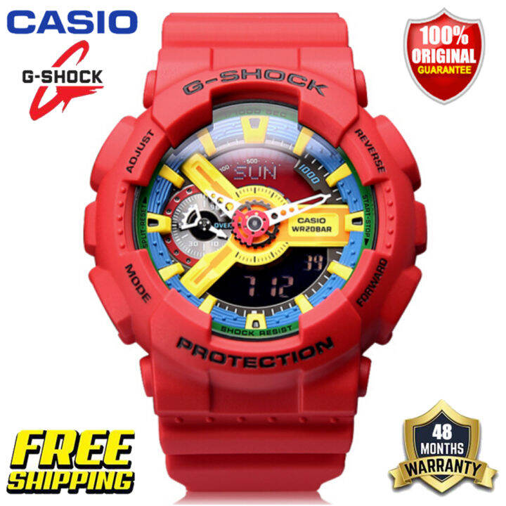 G shock cheap ga 110fc red